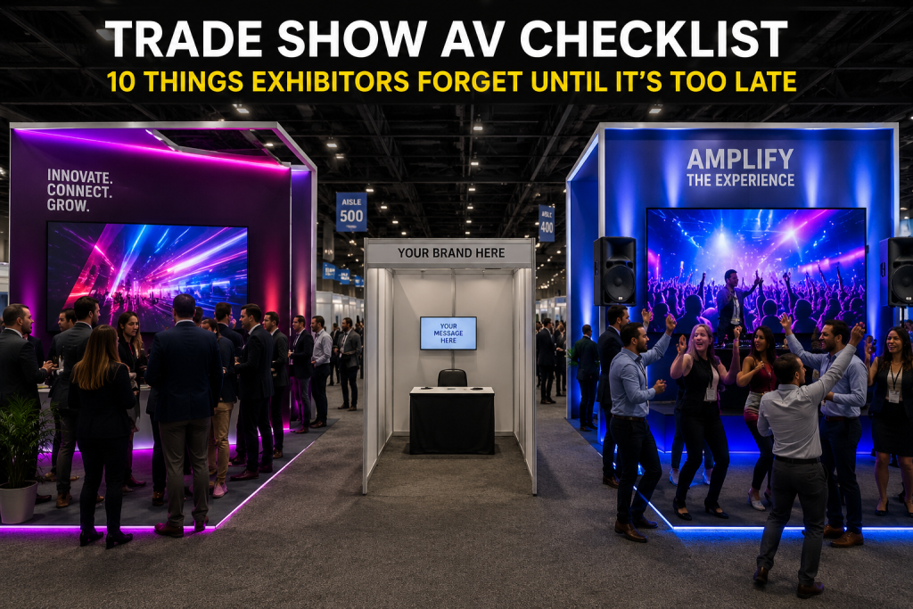 Trade show check list