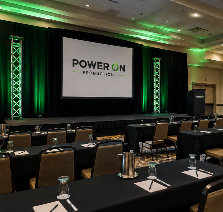 Projectors & Screens for events