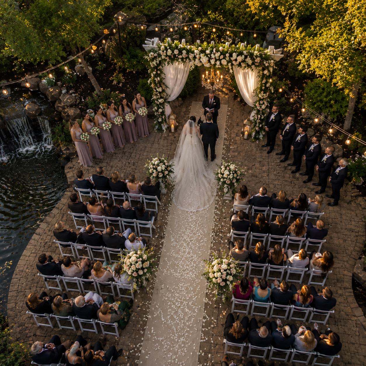 drone rental wedding