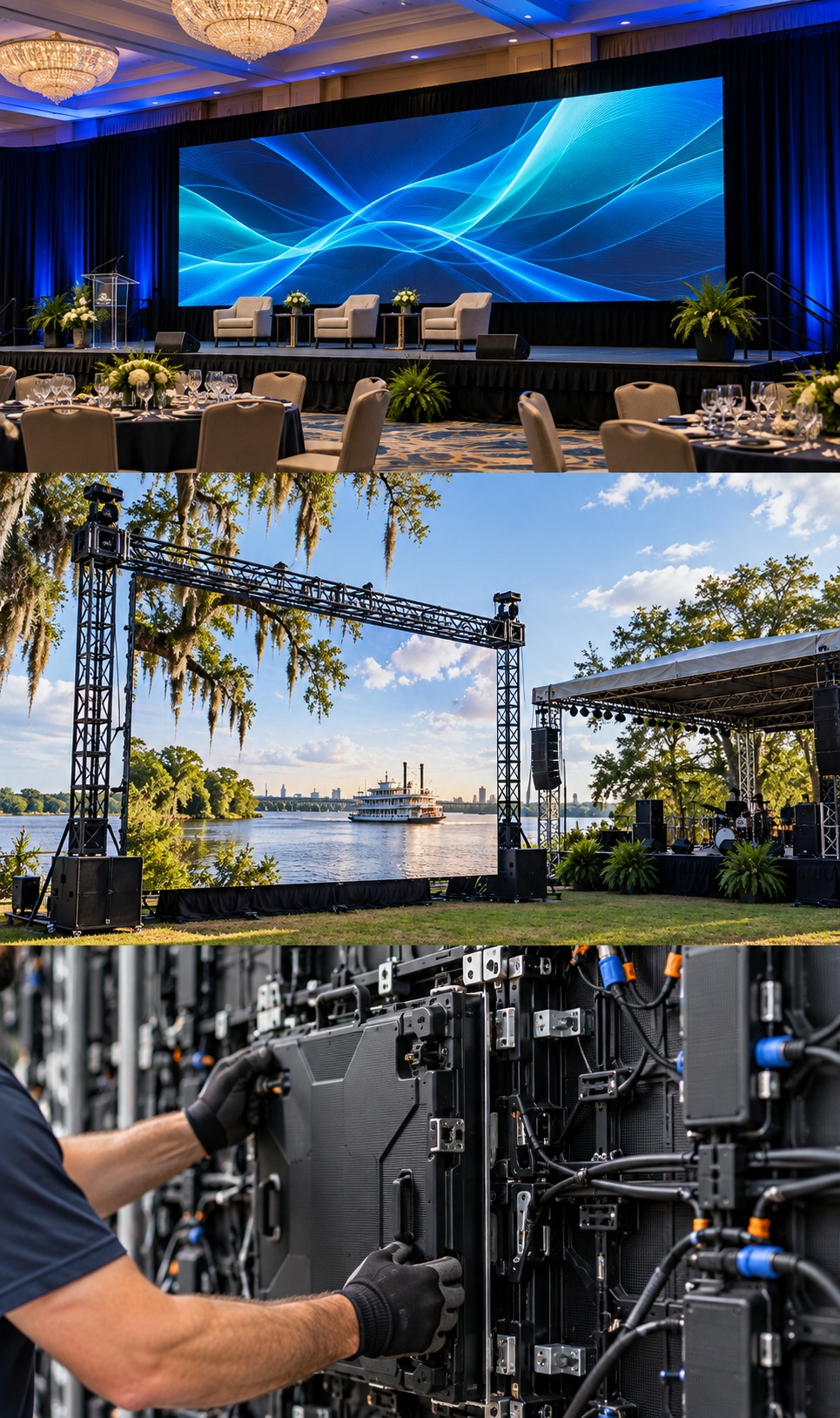 LED Video Walls event setup